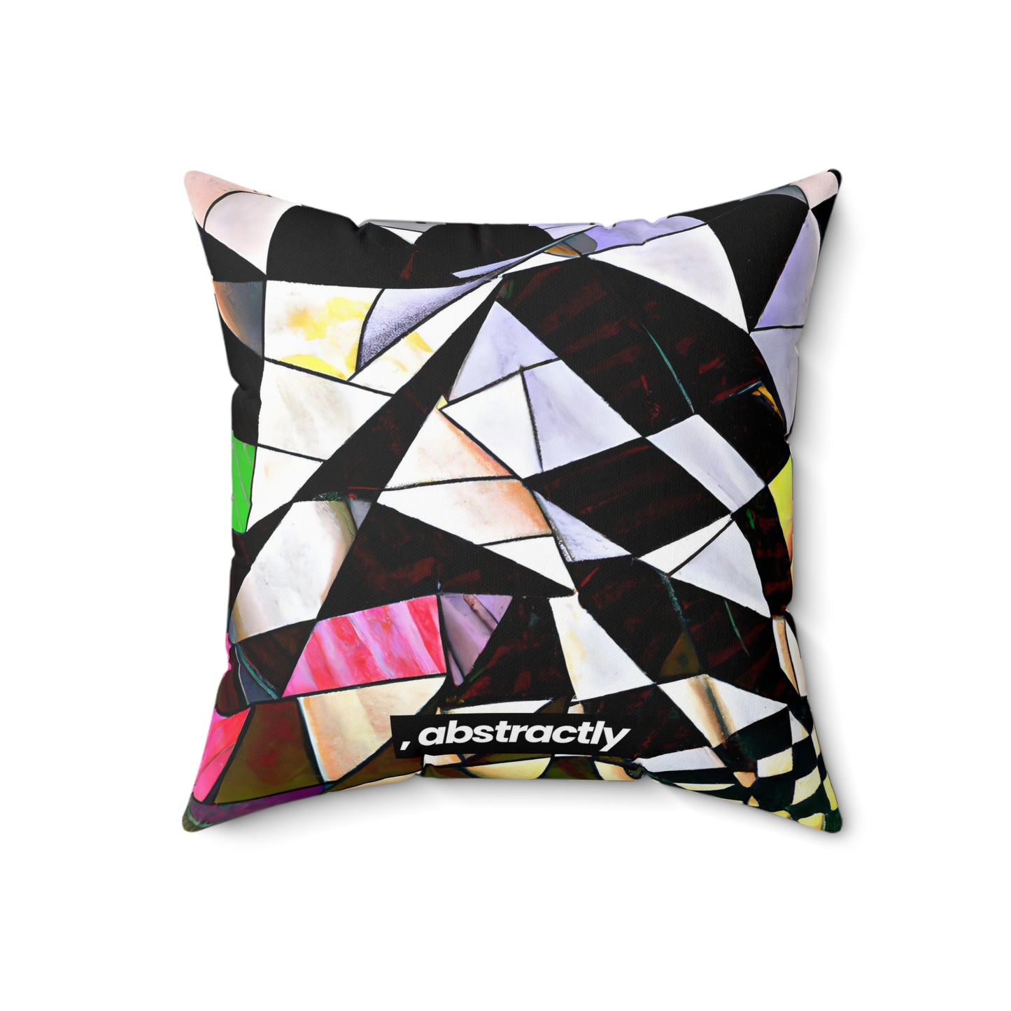 Emmett Baines - Tension Force, Abstractly - Faux Suede Throw Pillow