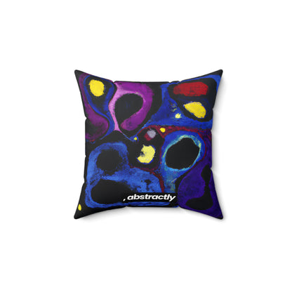 Zephyrium Oxide - Chemistry, Abstractly - Faux Suede Throw Pillow