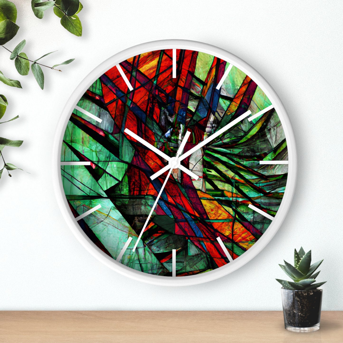 Nora Blythe - Gravity Force, Abstractly - Wall Clock