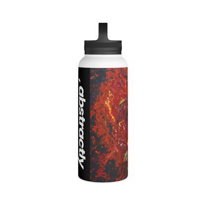 Johannsonite Crystal - Chemistry, Abstractly - Stainless Steel Water Bottle