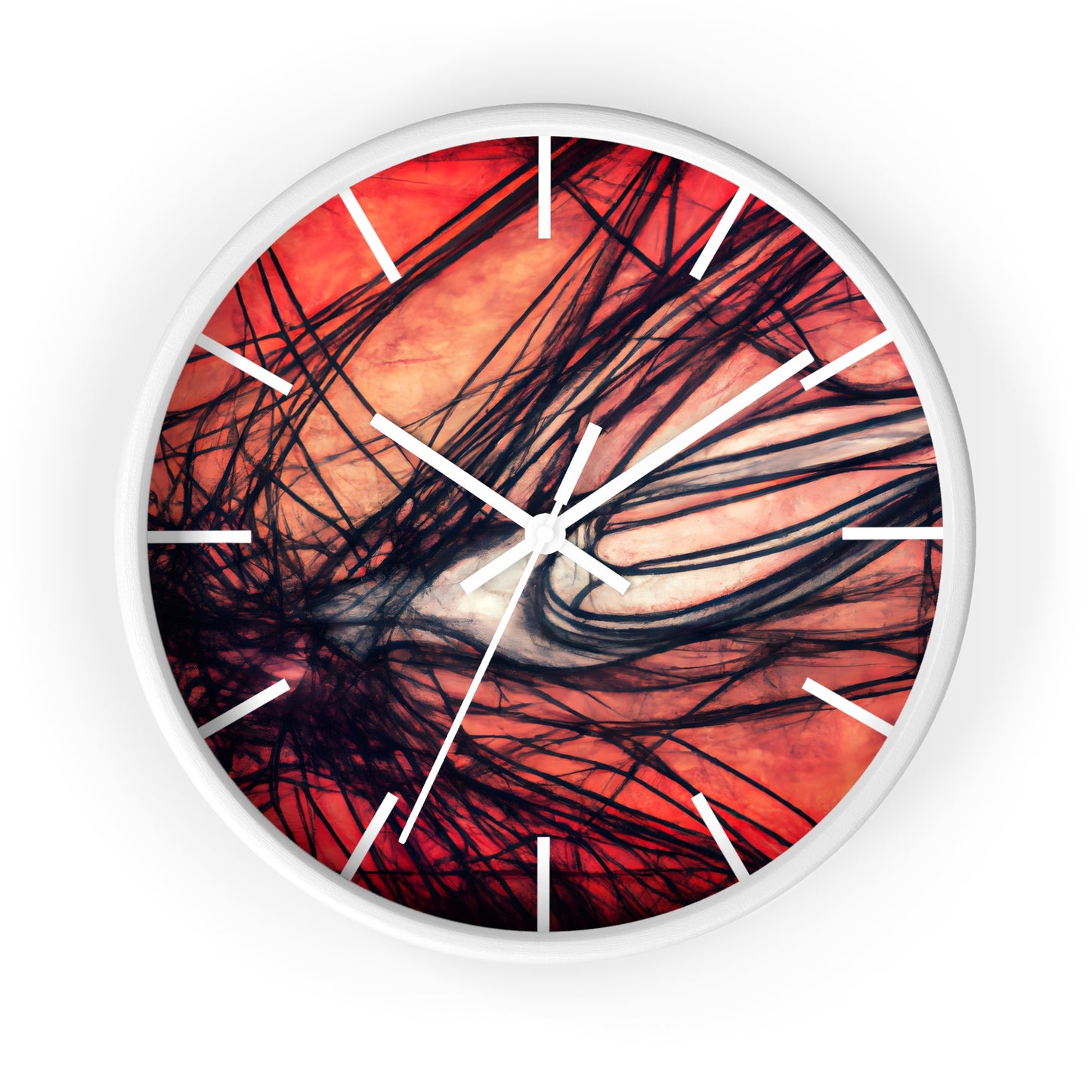 Clarence Buerkett - Electromagnetic Force, Abstractly - Wall Clock