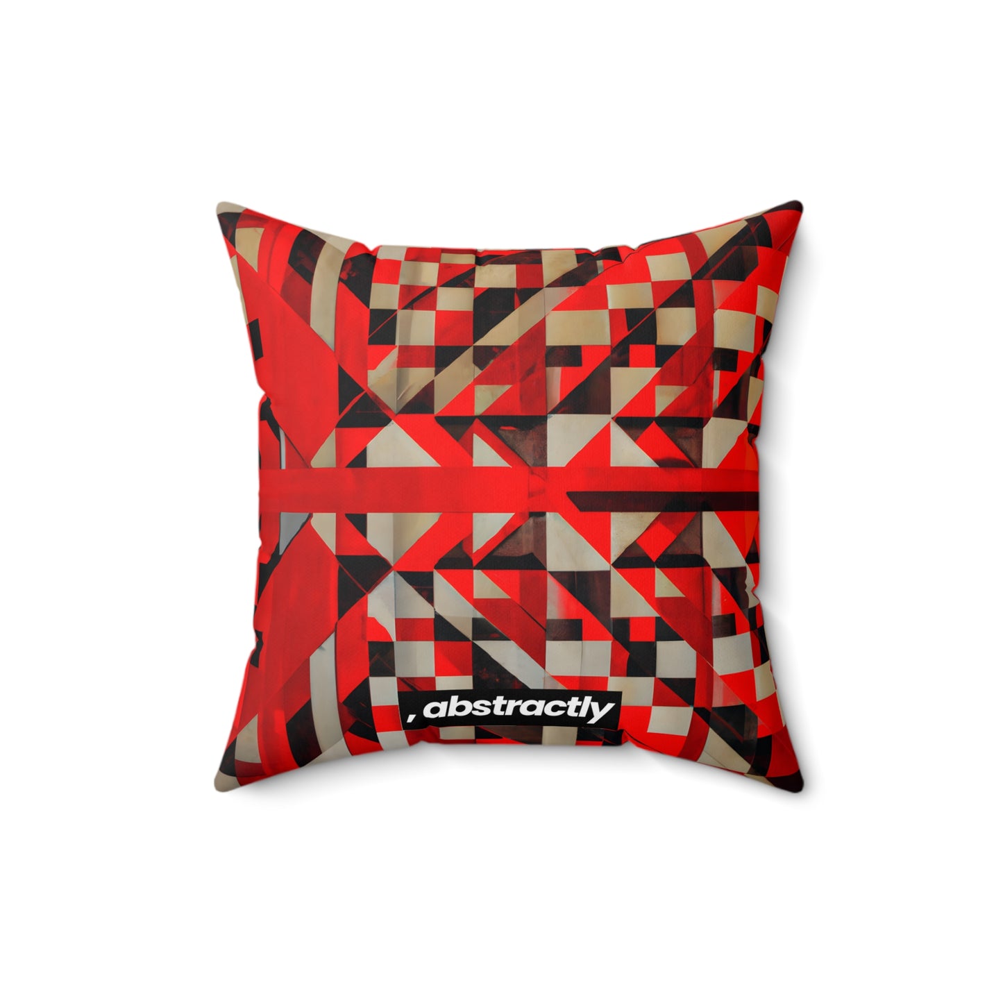 Rosalind Berkley - Applied Force, Abstractly - Faux Suede Throw Pillow