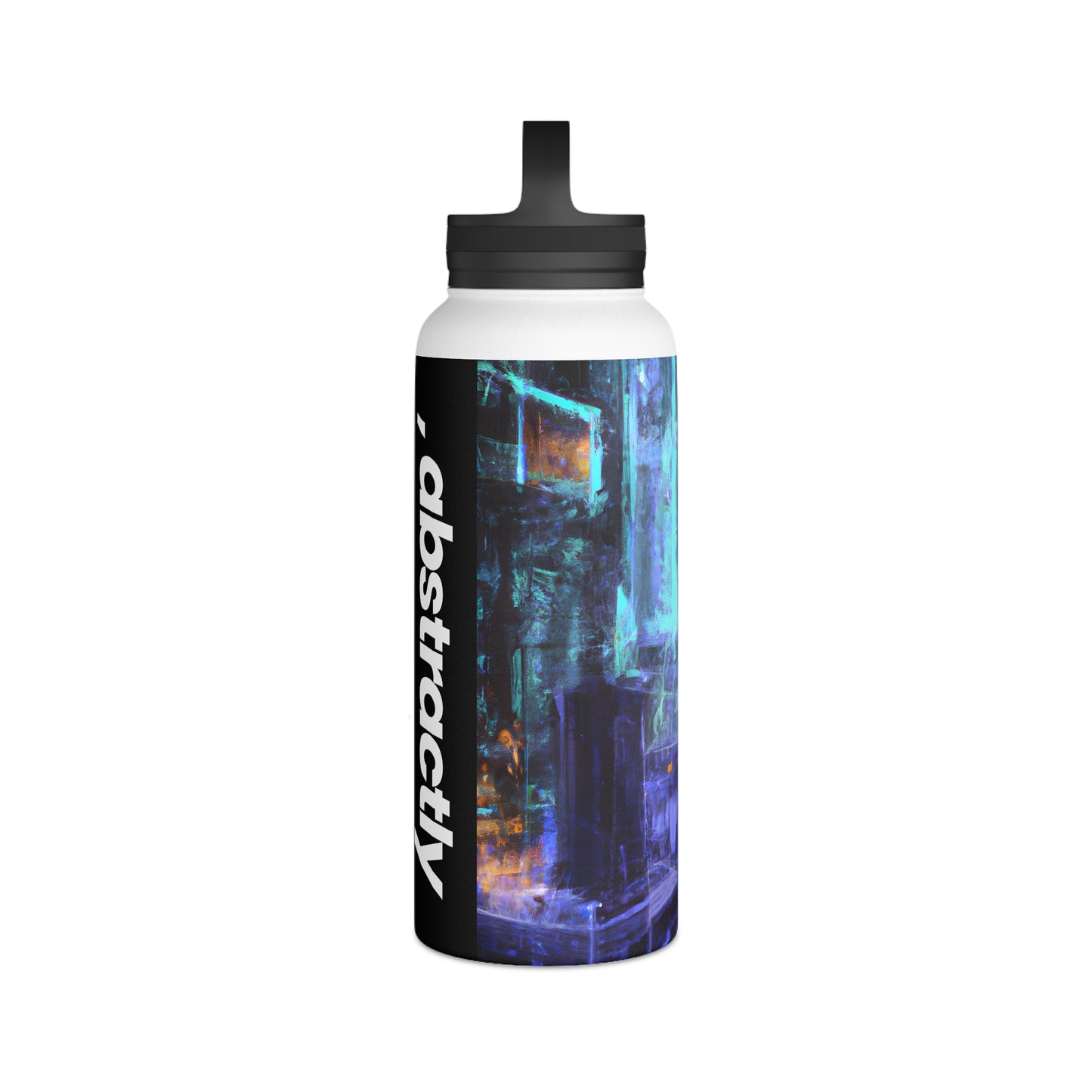 Crescent Capital - Capital, Abstractly - Stainless Steel Water Bottle