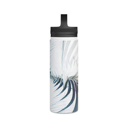 Cassandra Steller - Magnetic Force, Abstractly - Stainless Steel Water Bottle