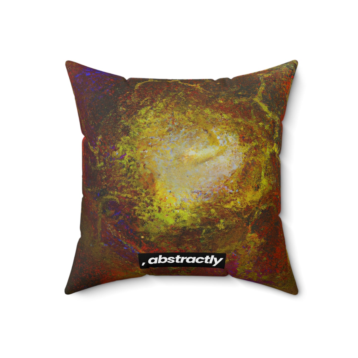 Halsteadium Hexane - Chemistry, Abstractly - Faux Suede Throw Pillow