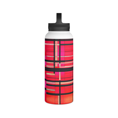 Adrian Kleinberg - Tension Force, Abstractly - Stainless Steel Water Bottle