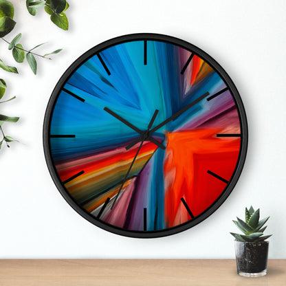 Barbara Fitzpatrick - Magnetic Force, Abstractly - Wall Clock