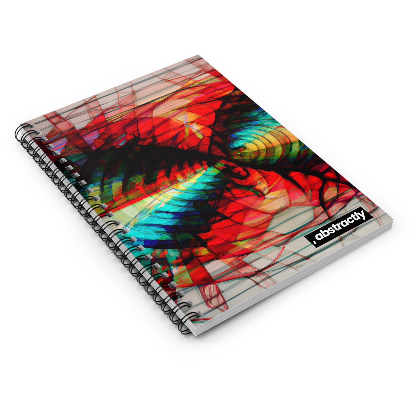 Yulia Sparks - Electromagnetic Force, Abstractly - Spiral Notebook