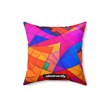 Frank Schroeder - Air Resistance Force, Abstractly - Faux Suede Throw Pillow