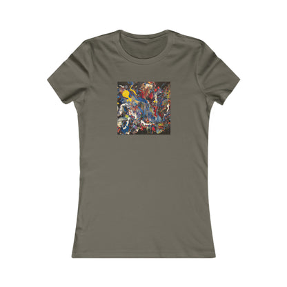 Amber Phosphorus Hexide - Chemistry, Abstractly - Ladies' Cut Tee