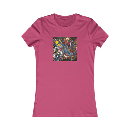 Amber Phosphorus Hexide - Chemistry, Abstractly - Ladies' Cut Tee