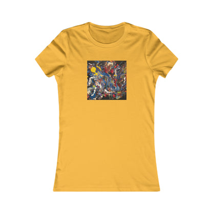 Amber Phosphorus Hexide - Chemistry, Abstractly - Ladies' Cut Tee