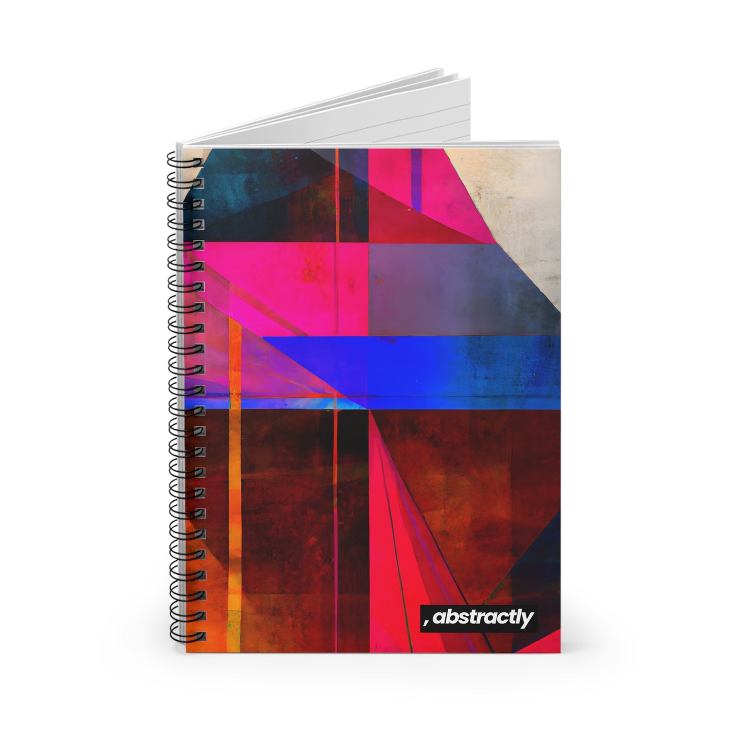 Marion Friesner - Strong Force, Abstractly - Spiral Notebook