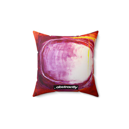 Quazarium Crystalite - Vanadium, Abstractly - Faux Suede Throw Pillow