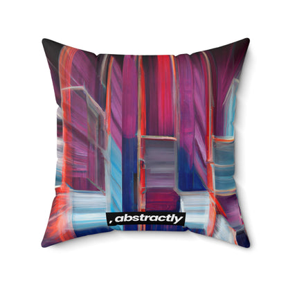 Rosalind Turner - Normal Force, Abstractly - Faux Suede Throw Pillow