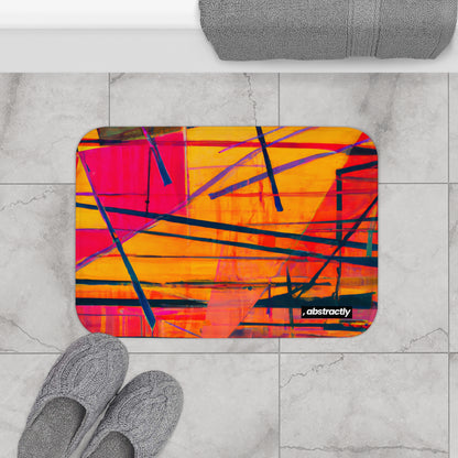 Alice Feldman - Electric Force, Abstractly - Bath Mat