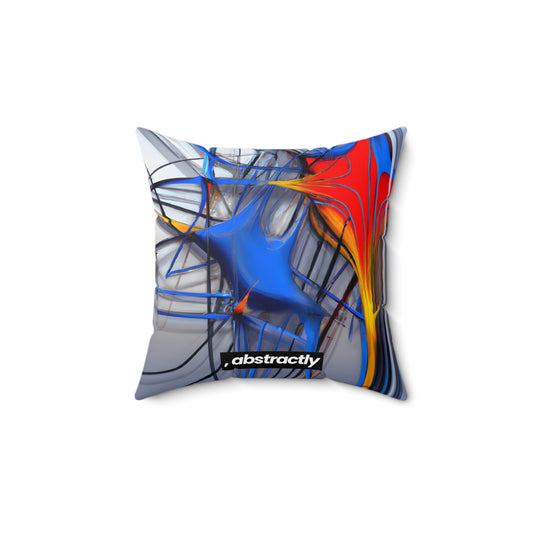 Ernestine Northwood - Friction Force, Abstractly - Faux Suede Throw Pillow