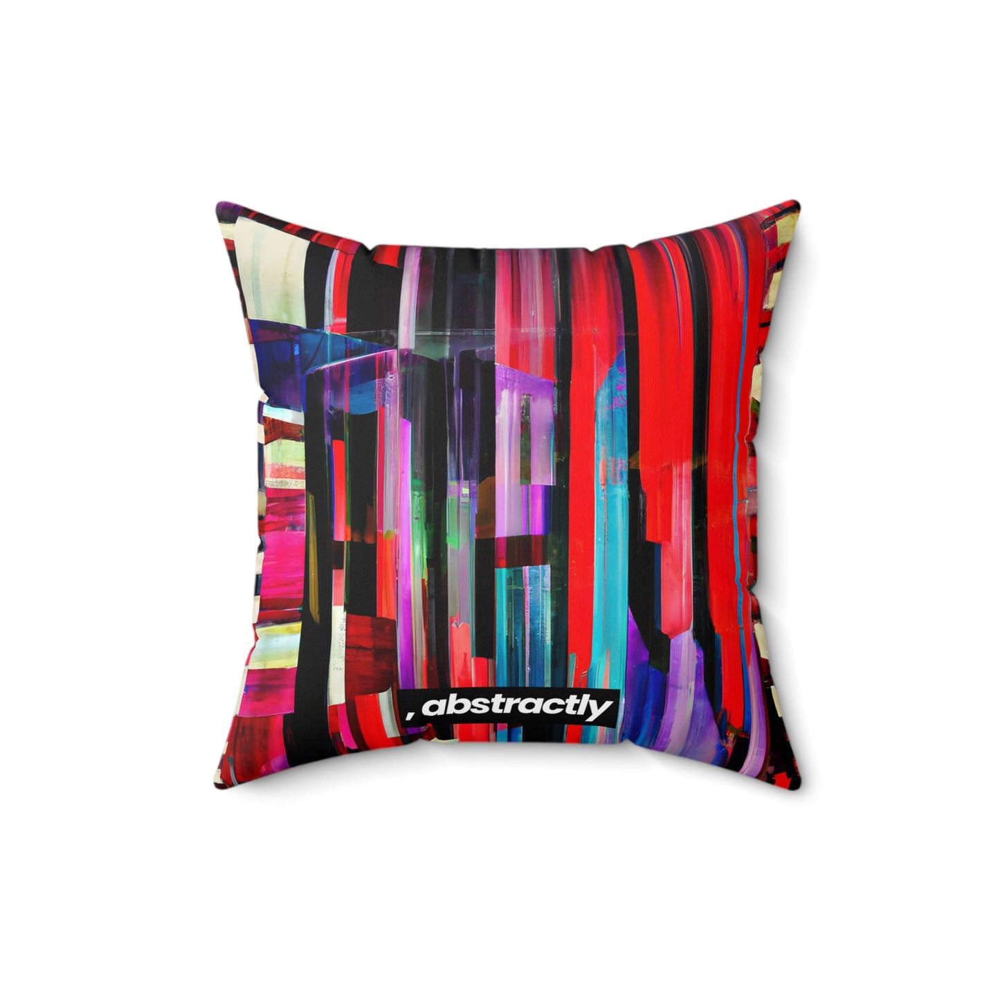 Herbert Steinberg - Air Resistance Force, Abstractly  - Faux Suede Throw Pillow