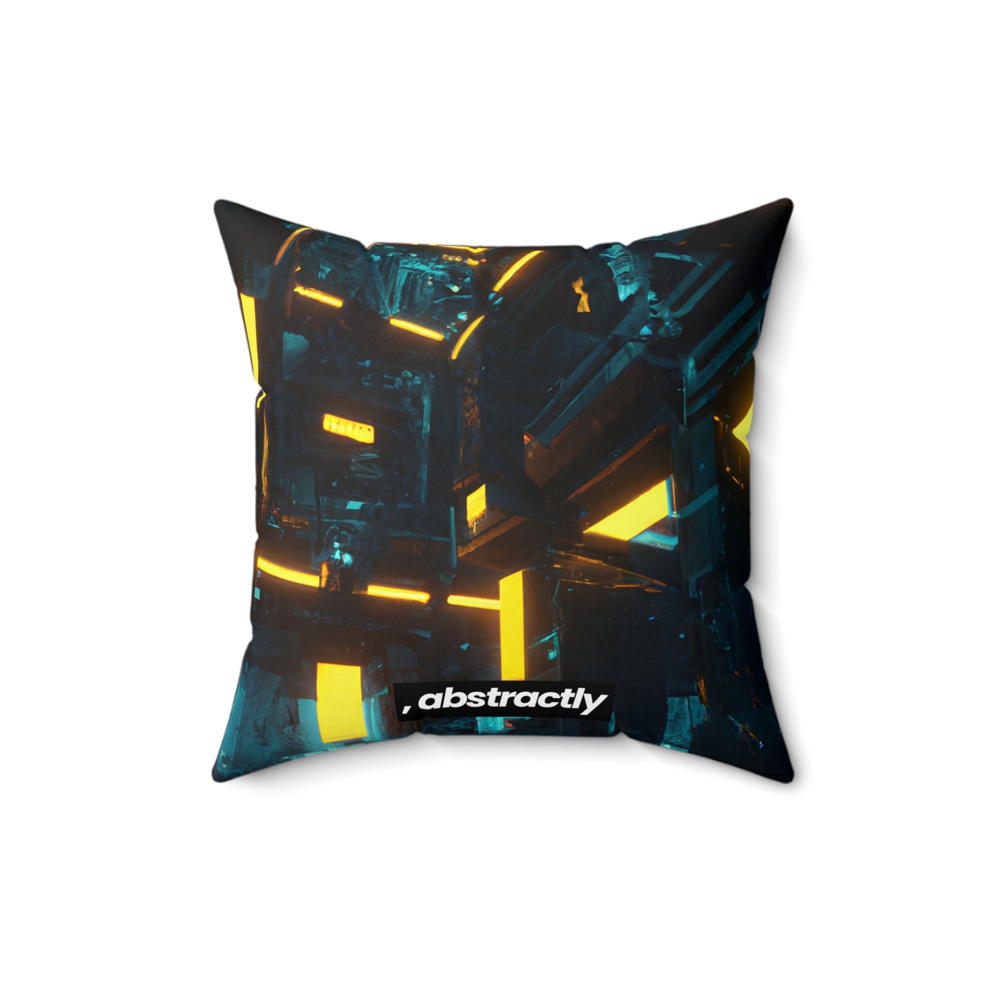 Pinnacle Group - Dividends, Abstractly - Faux Suede Throw Pillow