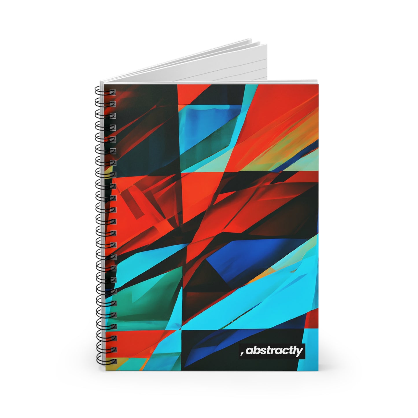 Helen Brandt - Electric Force, Abstractly - Spiral Notebook