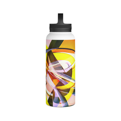 Russell Sternberg - Electromagnetic Force, Abstractly - Stainless Steel Water Bottle