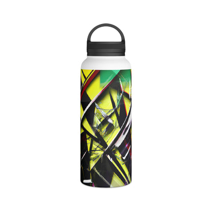 Audrey Rasmussen - Applied Force, Abstractly - Stainless Steel Water Bottle