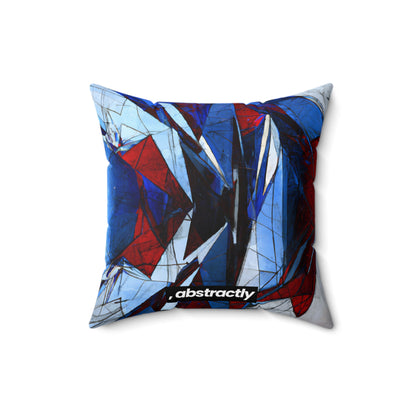 Elaine Hutchins - Normal Force, Abstractly - Faux Suede Throw Pillow