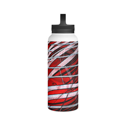 Madison Fletcher - Spring Force, Abstractly - Stainless Steel Water Bottle