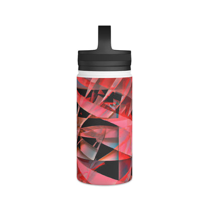 Adrian Strauss - Electric Force, Abstractly - Stainless Steel Water Bottle