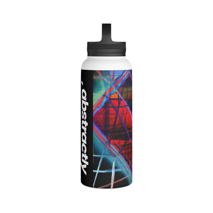 Isabella Rutherford - Gravity Force, Abstractly - Stainless Steel Water Bottle