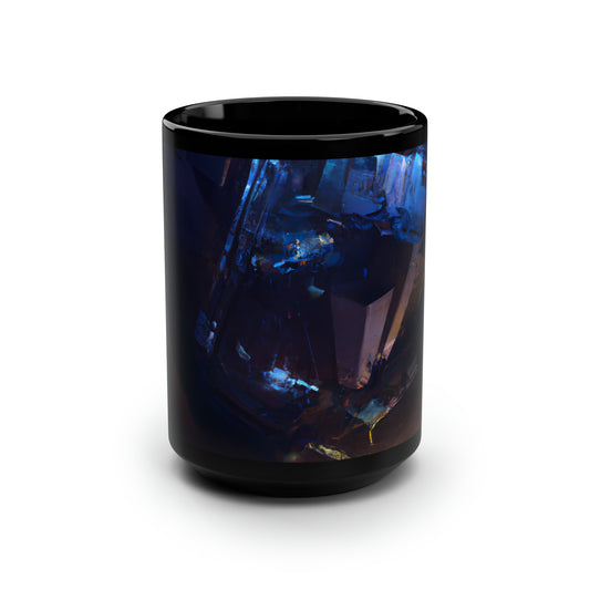 Eagle Summit - Sunk Cost, Abstractly - Black Ceramic Mug 15oz