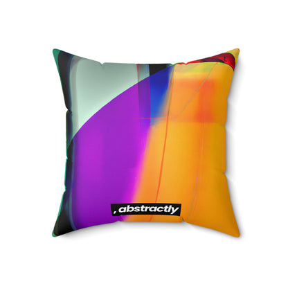 Curtis Klein - Friction Force, Abstractly - Faux Suede Throw Pillow