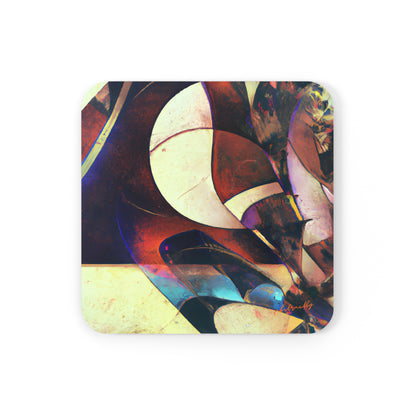 Marianne Rosenfield - Strong Force, Abstractly - Corkwood Coaster Set of 4