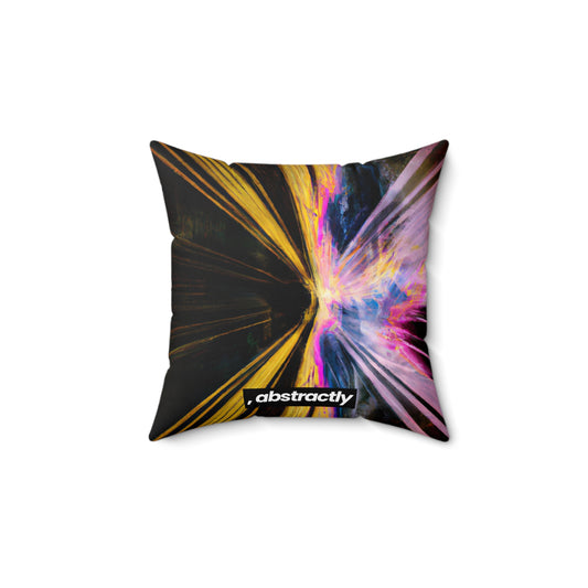 Dorothy Westfall - Electromagnetic Force, Abstractly - Faux Suede Throw Pillow