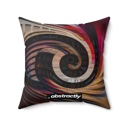 George Strickland - Gravity Force, Abstractly - Faux Suede Throw Pillow