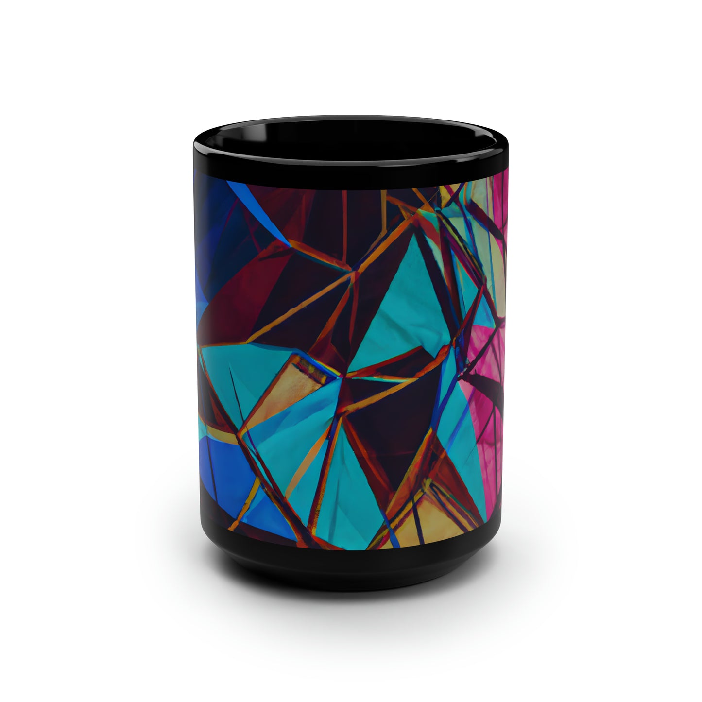 Marvin Hastings - Weak Force, Abstractly - Black Ceramic Mug 15oz