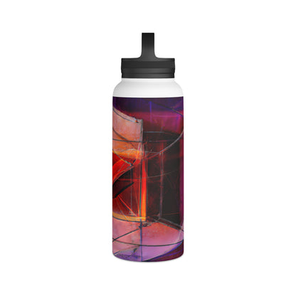 Margaret Hollis - Strong Force, Abstractly - Stainless Steel Water Bottle