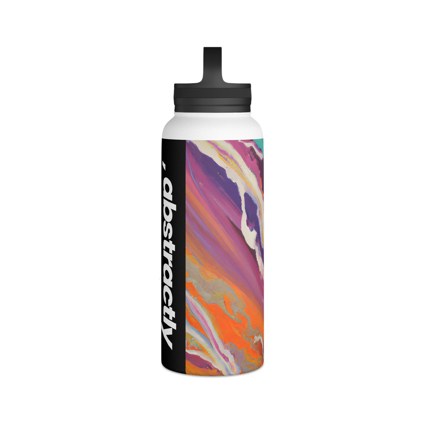 Gustavine Crystalidian - Chemistry, Abstractly - Stainless Steel Water Bottle