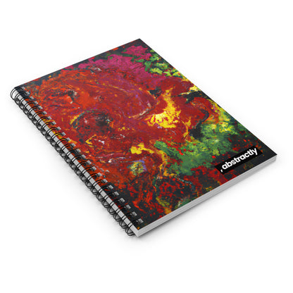 Johannsonite Crystal - Chemistry, Abstractly - Spiral Notebook