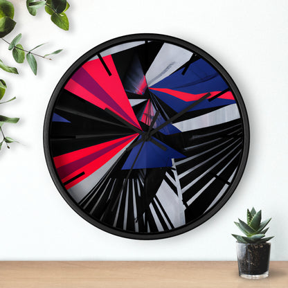 Helena Bruchner - Magnetic Force, Abstractly - Wall Clock