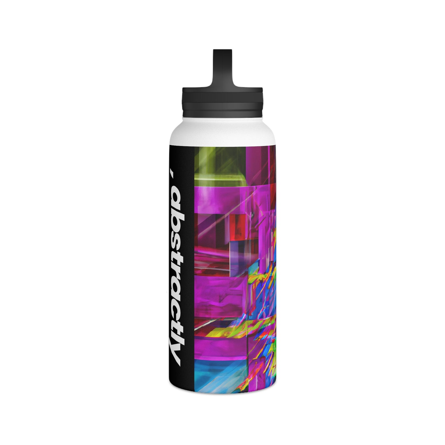 John Fermi - Friction Force, Abstractly - Stainless Steel Water Bottle