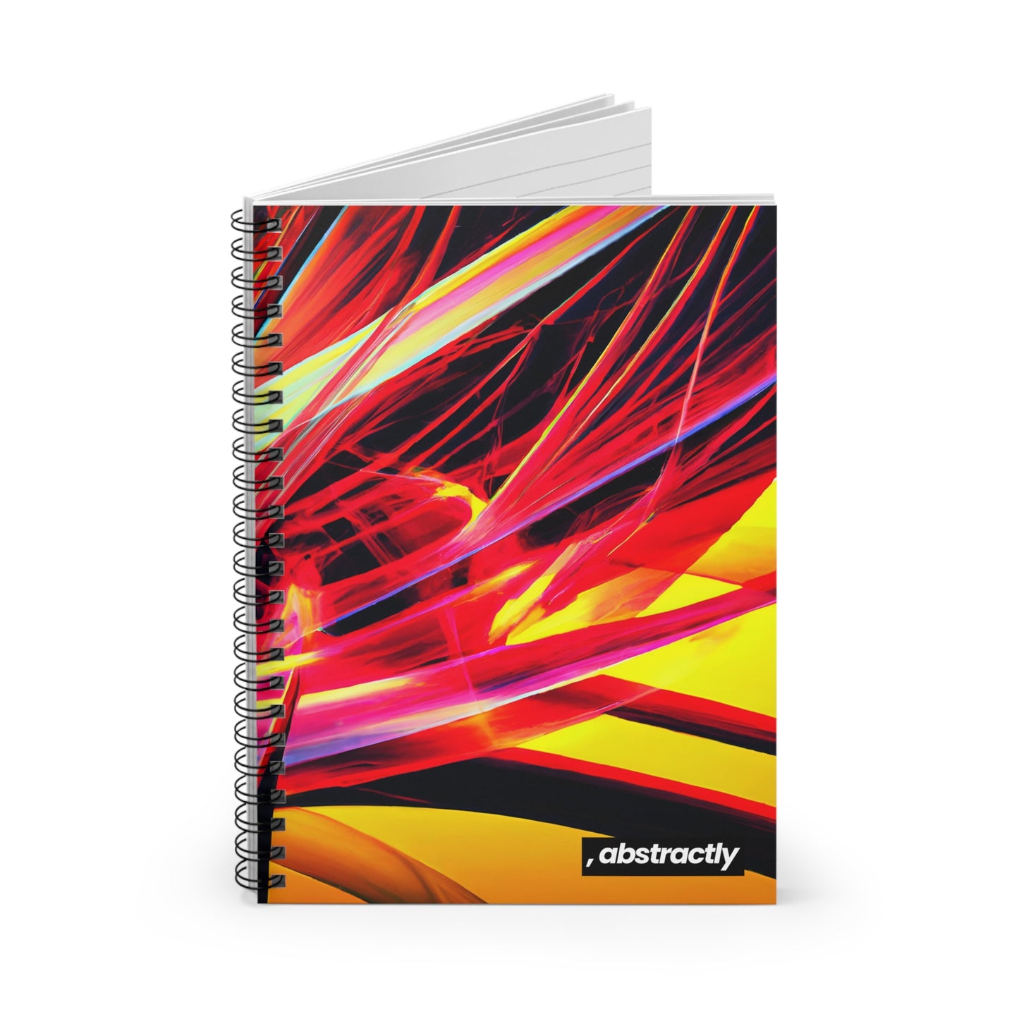 Vera Whitmore - Electromagnetic Force, Abstractly - Spiral Notebook