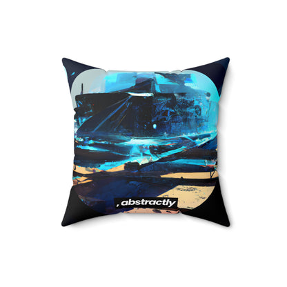 Glacier Capital - Interest, Abstractly - Faux Suede Throw Pillow