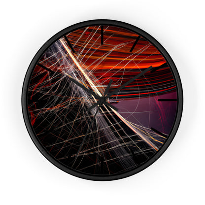 Amelia Sommerfield - Magnetic Force, Abstractly - Wall Clock