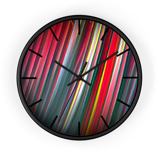 Sharon Bernstein - Air Resistance Force, Abstractly - Wall Clock