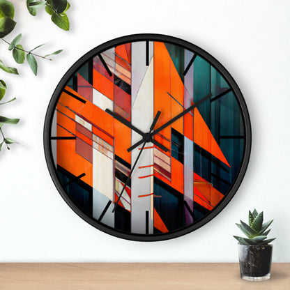 Lara Pendleton - Gravity Force, Abstractly - Wall Clock