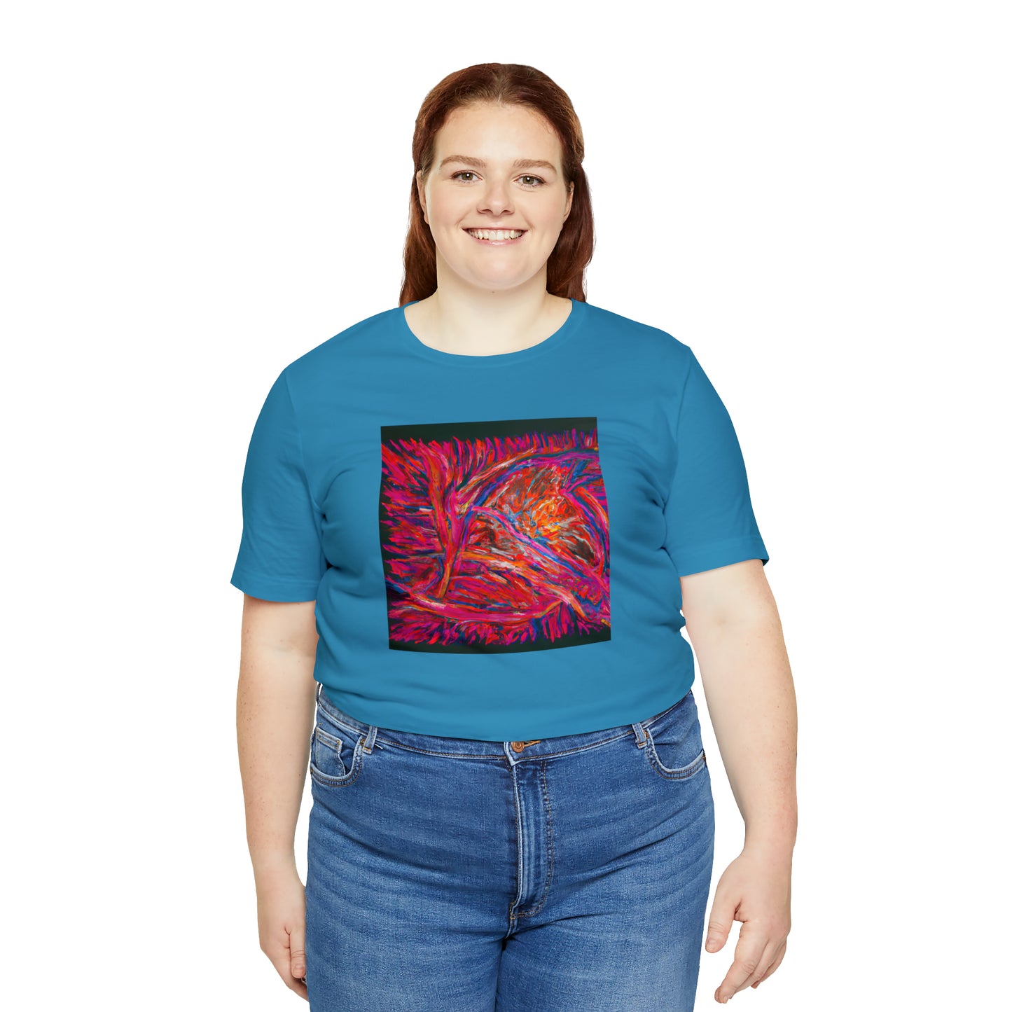 Solarian Crystal Prism - Neon, Abstractly - Tee