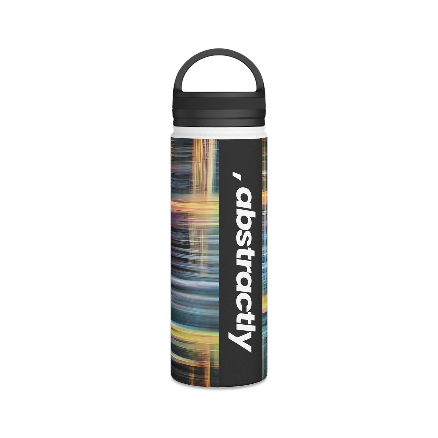 Mary Fermi - Air Resistance Force, Abstractly - Stainless Steel Water Bottle