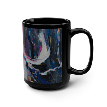 Lumina Etherium - Chemistry, Abstractly - Black Ceramic Mug 15oz