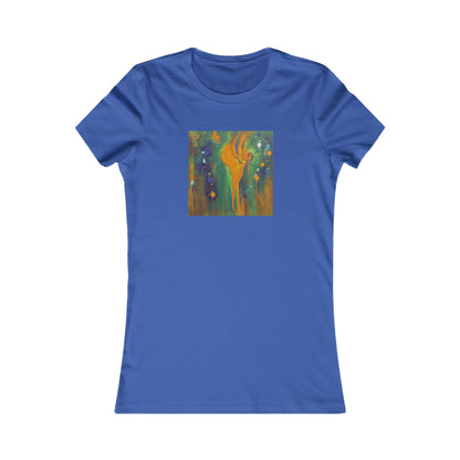 Quantum Sapphire Element - Chemistry, Abstractly - Ladies' Cut Tee